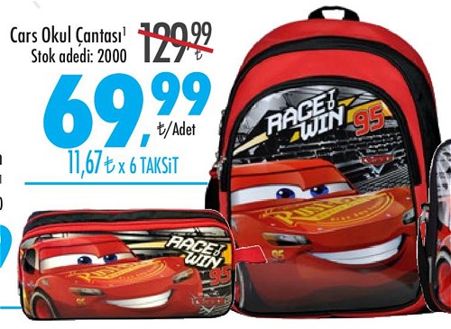 Cars Okul Çantası image