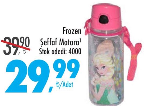 Frozen Şeffaf Matara image