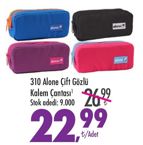 310 Alone Çift Gözlü Kalem Çantası image