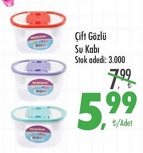 Çift Gözlü Su Kabı image