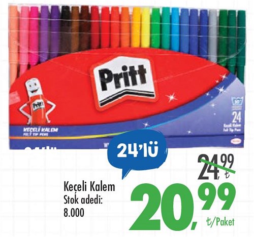 Keçeli Kalem 24'lü image