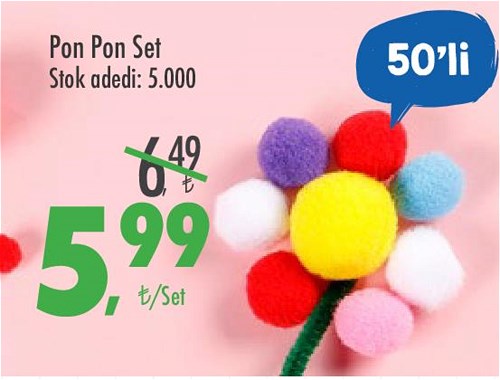 Pon Pon Set 50'li image
