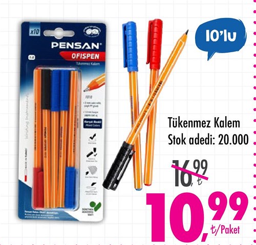 Tükenmez Kalem 10'lu image