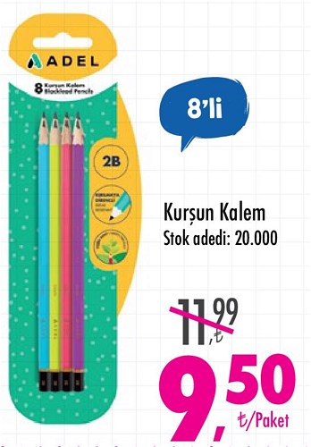 Kurşun Kalem 8'li image