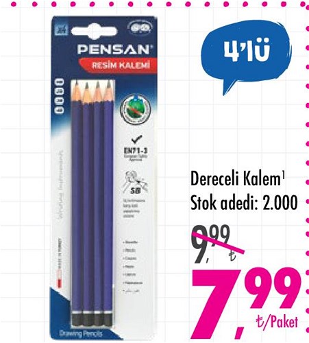 Dereceli Kalem 4'lü image