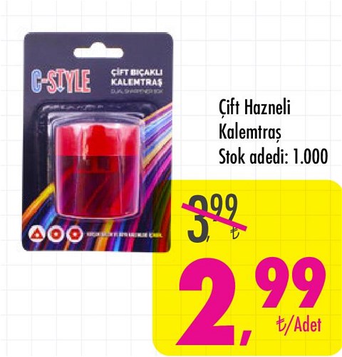 Çift Hazneli Kalemtıraş image