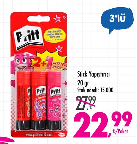 Stick Yapıştırıcı 20 gr 3'lü image