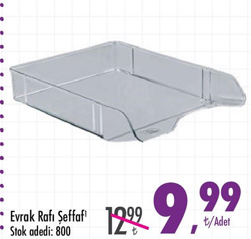 Evrak Rafı Şeffaf image