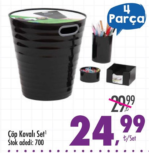 Çöp Kovalı Set 4 Parça image