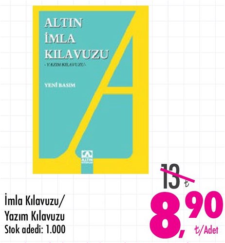 İmla Klavuzu/Yazım Kılavuzu image