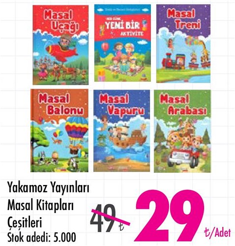 Yakamoz Yayınları Masal Kitapları Çeşitleri/Adet image