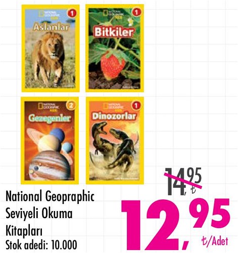 National Geographic Seviyeli Okuma Kitapları/Adet image