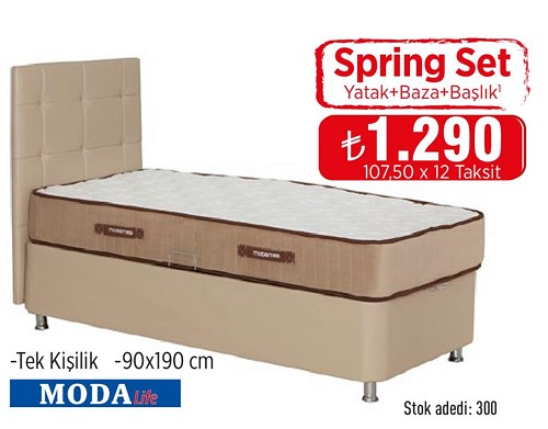 Modalife Spring Set Tek Kişilik 90x190 cm image