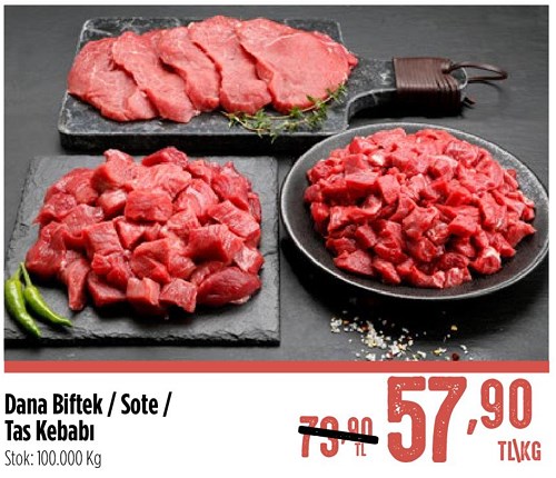 Dana Biftek / Sote / Tas Kebabı Kg image