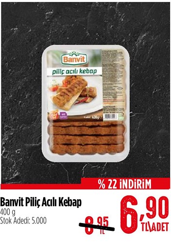Banvit Piliç Acılı Kebap 400 g image
