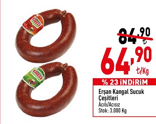 Erşan Kangal Sucuk Çeşitleri Kg image