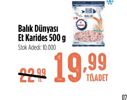 Balık Dünyası Et Karides 500 g image