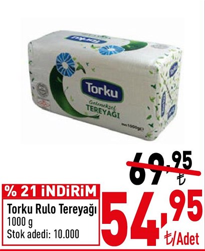 Torku Rulo Tereyağı 1000 g image