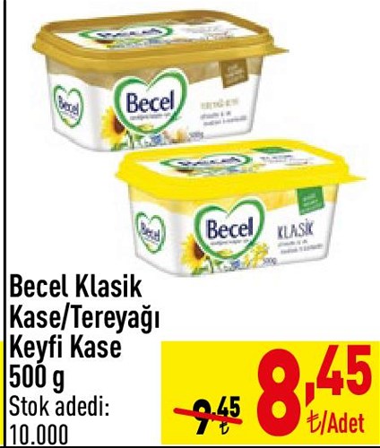 Becel Klasik Kase/Tereyağı Keyfi Kase 500 g image