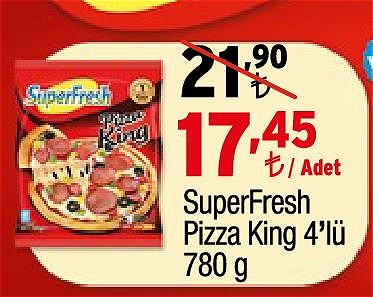 SuperFresh Pizza King 4'lü 780 g image