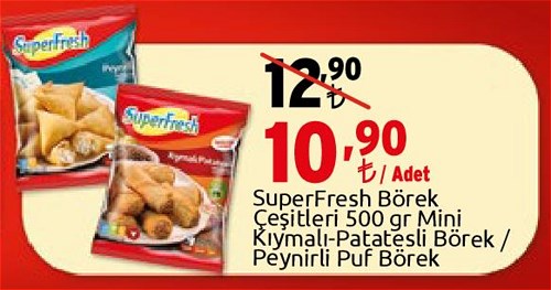 SuperFresh Börek Çeşitleri 500 gr image