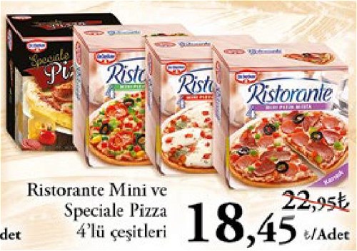 Ristorante Mini ve Speciale Pizza 4'lü Çeşitleri image