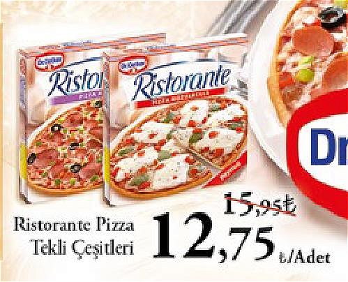 Ristorante Pizza Tekli Çeşitleri image