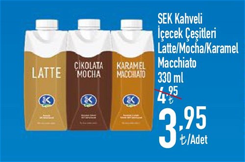 Sek Kahveli İçecek Çeşitleri 330 ml image