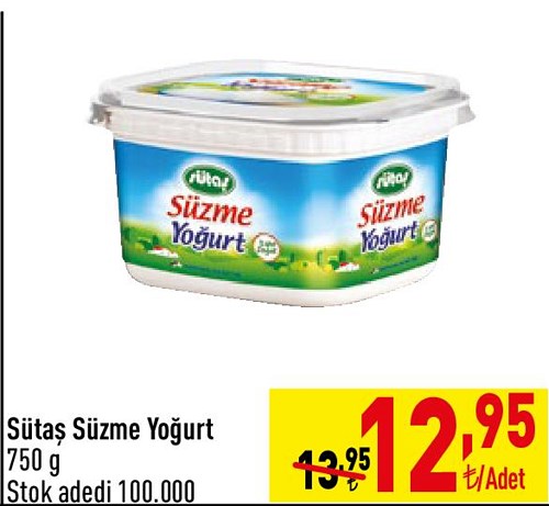 Sütaş Süzme Yoğurt 750 g image