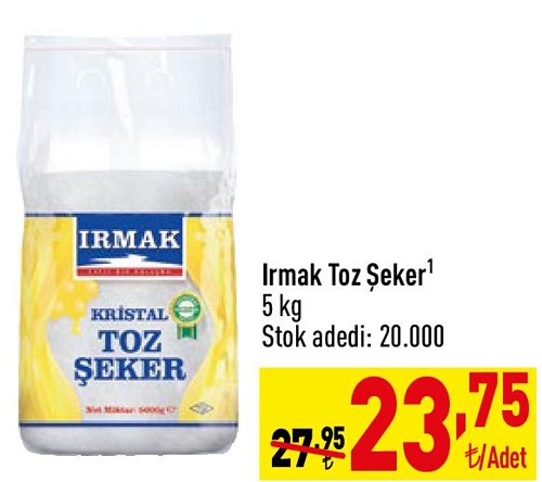 Irmak Toz Şeker 5 kg image