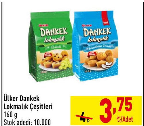 Ülker Dankek Lokmalık Çeşitleri 160 g image