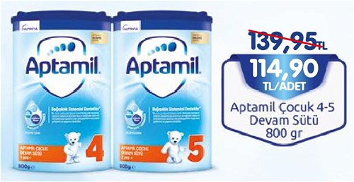 Aptamil Çocuk 4/5 Devam Sütü 800 gr image