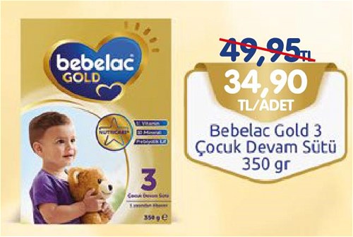 Bebelac Gold 3 Çocuk Devam Sütü 350 g image