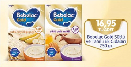 Bebelac Gold Sütlü Tahıllı Ek Gıdaları 250 gr image