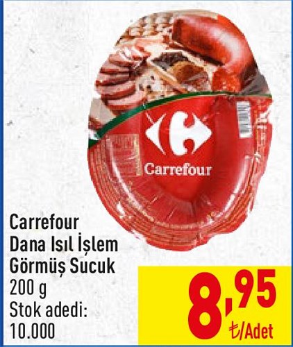 Carrefour Dana Isıl İşlem Görmüş Sucuk 200 g image