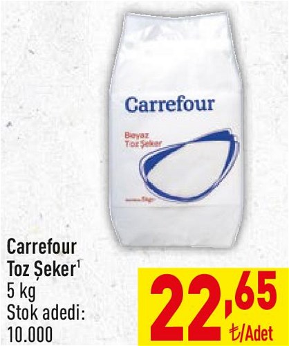 Carrefour Toz Şeker 5 Kg image