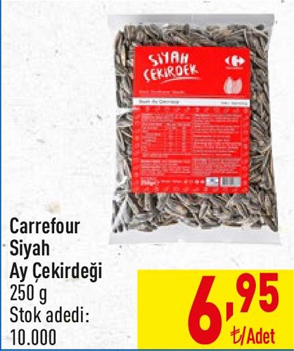 Carrefour Siyah Ay Çekirdeği 250 g image