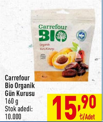 Carrefour Bio Organik Gün Kurusu 160 g image