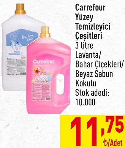 Carrefour Yüzey Temizleyici Çeşitleri 3 litre image