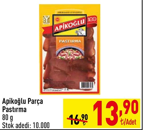 Apikoğlu Parça Pastırma 80 g image