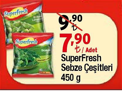 SuperFresh Sebze Çeşitleri 450 g image