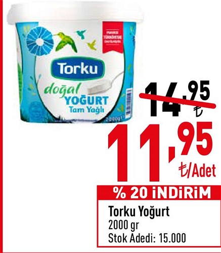 Torku Yoğurt 2000 gr image