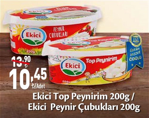 Ekici Top Peynirim 200 g/Ekici Peynir Çubukları 200 g image