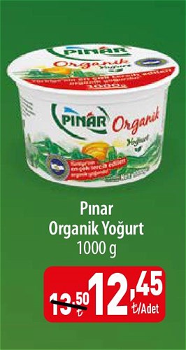 Pınar Organik Yoğurt 1000 g image