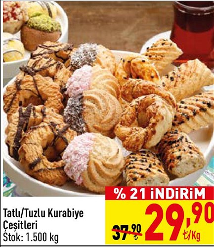 Tatlı/Tuzlu Kurabiye Çeşitleri Kg image