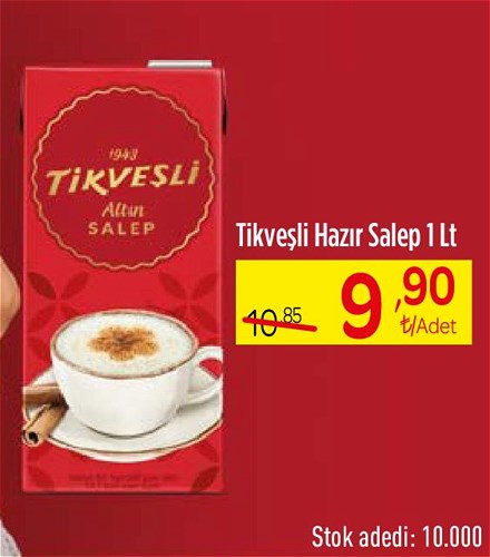 Tikveşli Hazır Salep 1 lt image