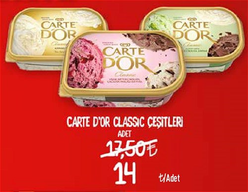 Carte D'or Classic Çeşitleri image