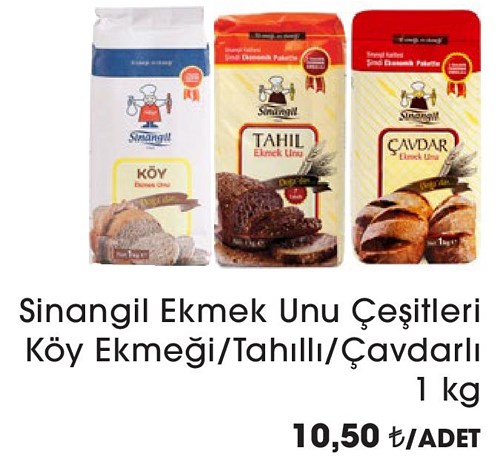Sinangil Ekmek Unu Çeşitleri 1 kg image