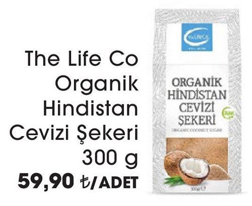 The Life Co Organik Hindistan Cevizi Şekeri 300 g image