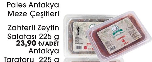 Pales Antakya Zahterli Zeytin Salatası 225 g image